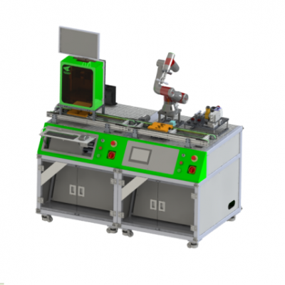 Machine vision system application flexible production line