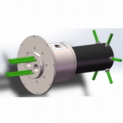 Photoelectric rotary tower slip ring 